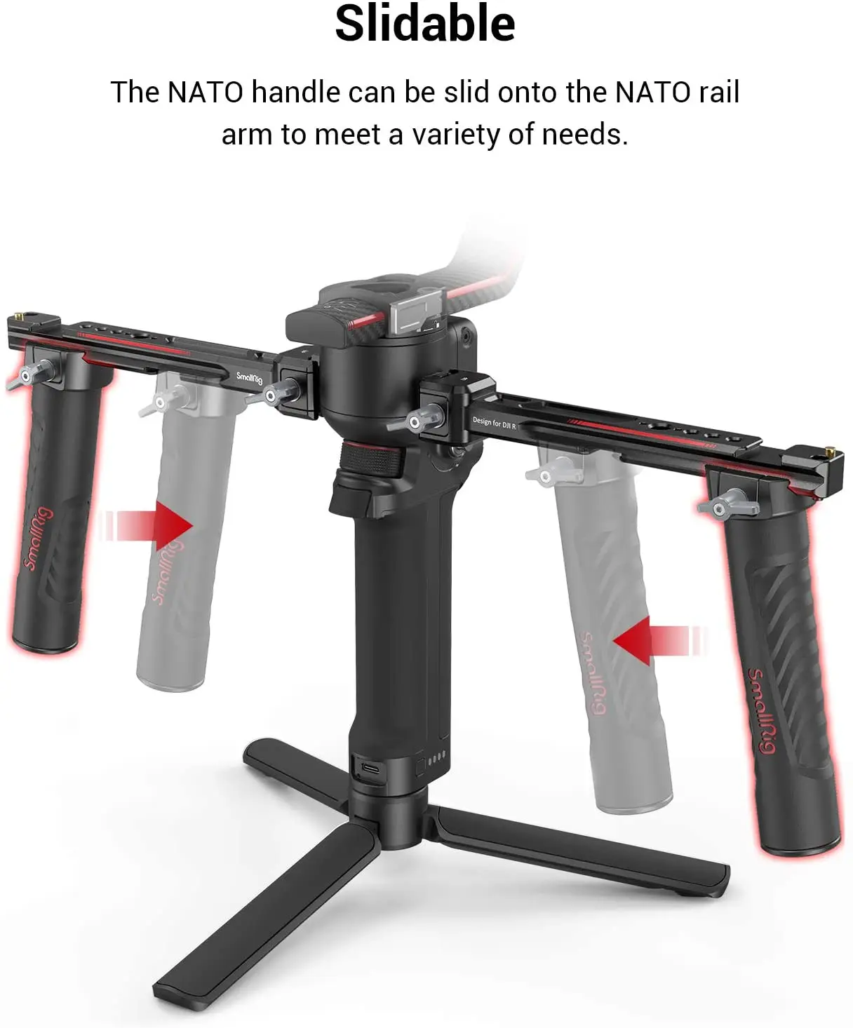 SmallRig 3027 Adjustable Dual  - Adjustable Monitor Mount avis et prix