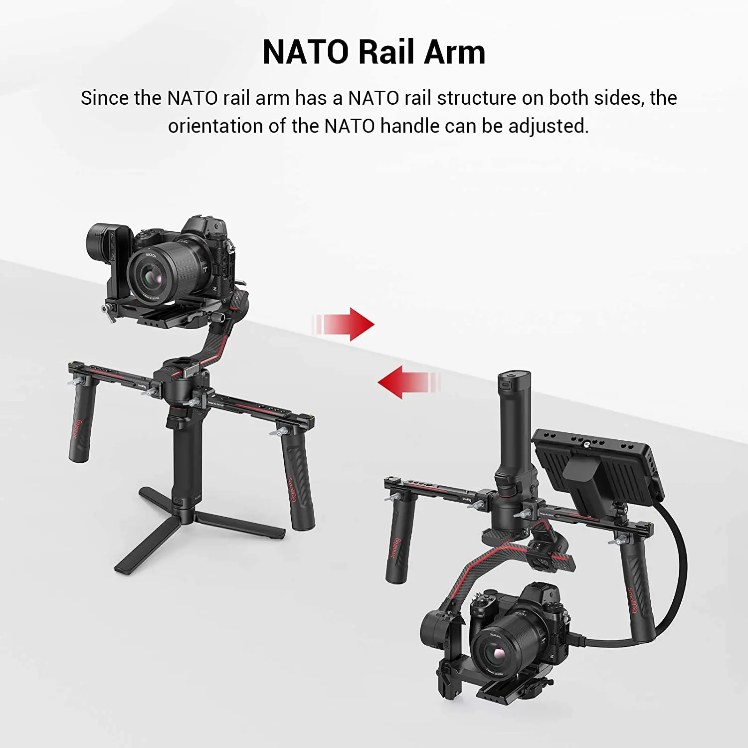 SmallRig 3027 Adjustable Dual  - Adjustable Monitor Mount avis et prix
