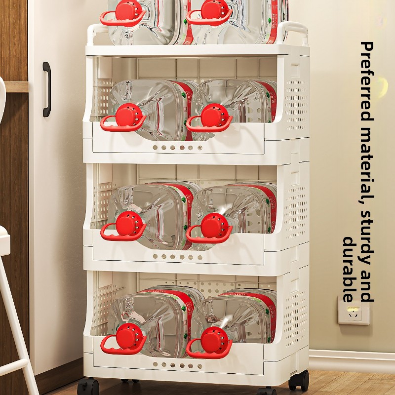 Simple Plastic Storage Shelf U - Book Cart Rolling avis et prix