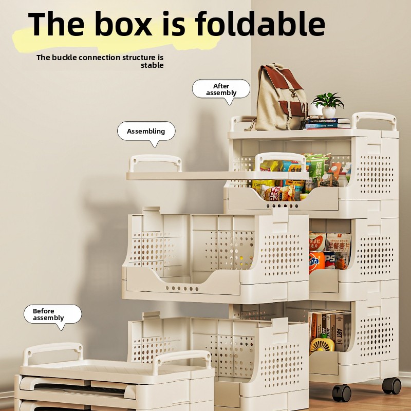 Simple Plastic Storage Shelf U - Book Cart Rolling avis et prix