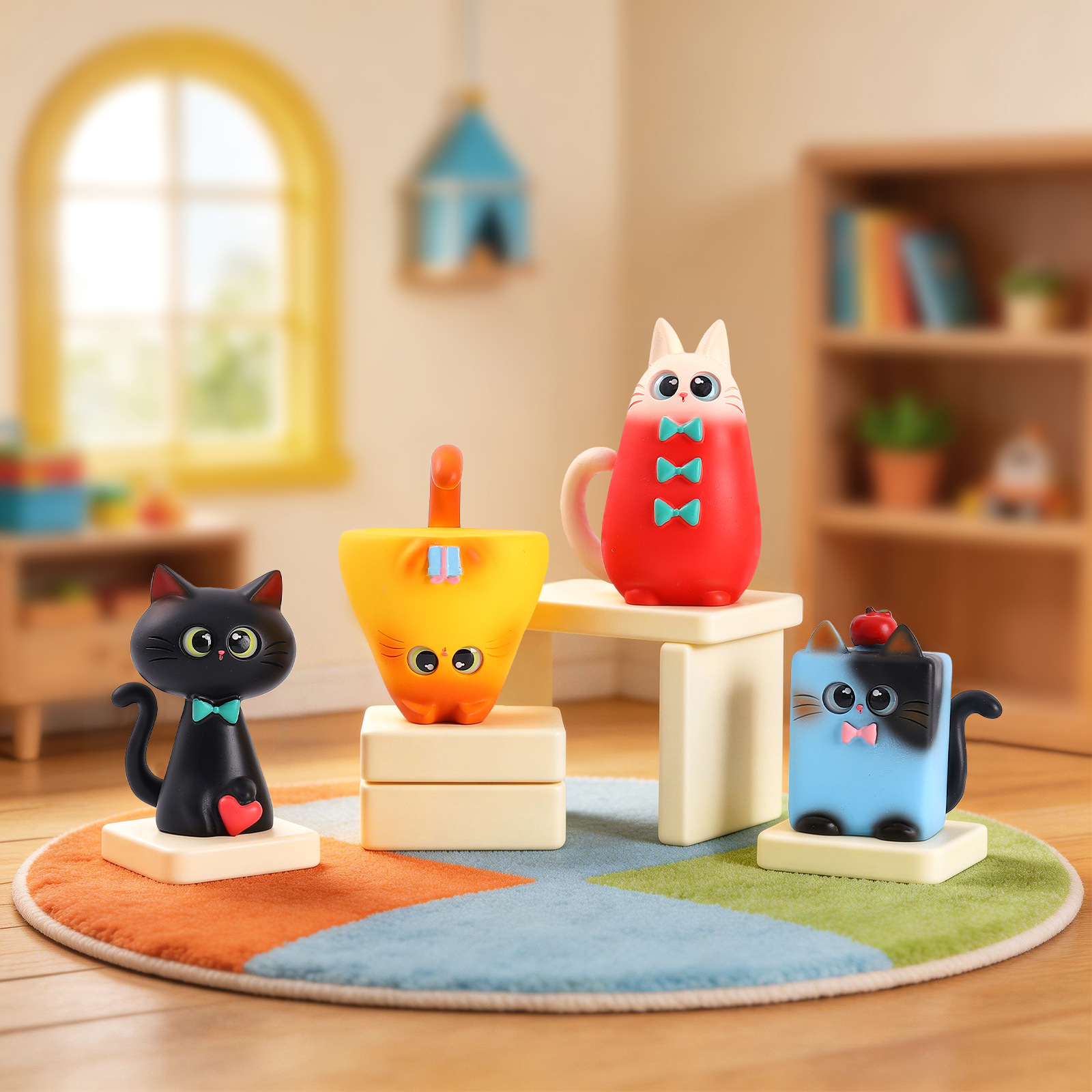 Blind Box Cat Figurine Resin C - Office Furniture Used avis et prix