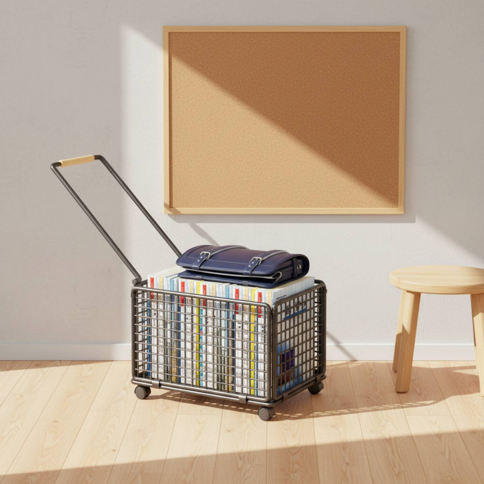 Deskside Storage Trolley With  - Book Cart Rolling avis et prix