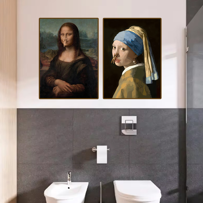 1pc Funny Abstract Bathroom To - Office Furniture Used avis et prix