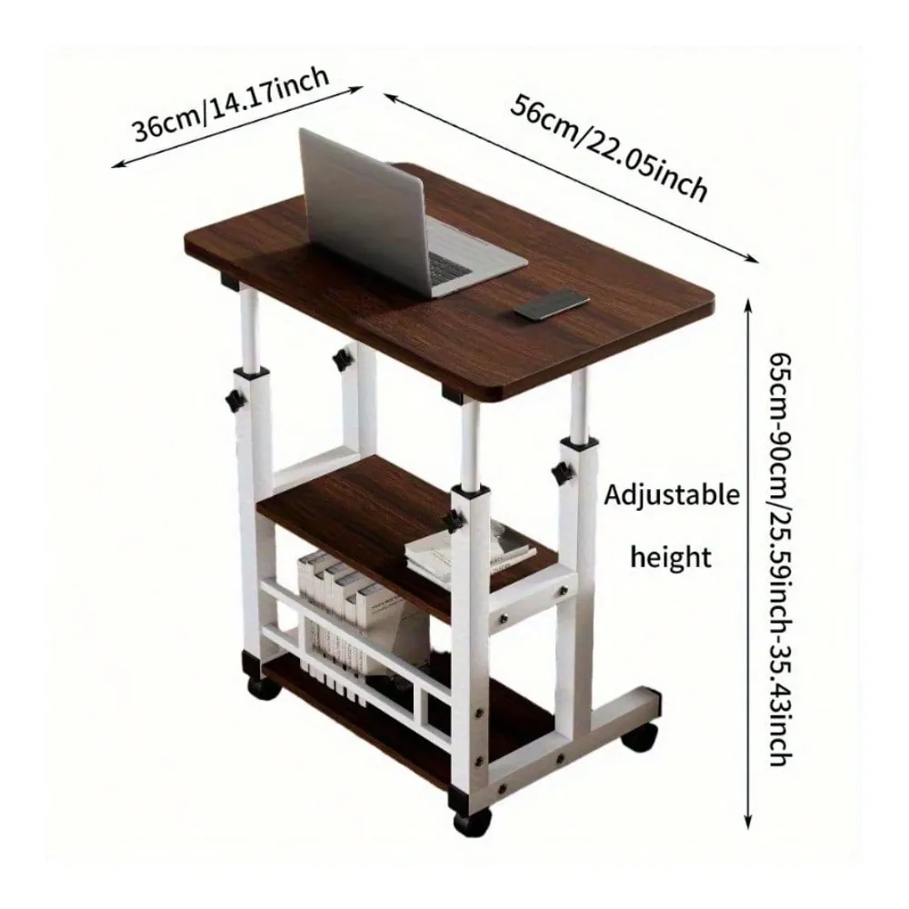 Metal Folding Desk With Wheels - Office Furniture Com avis et prix