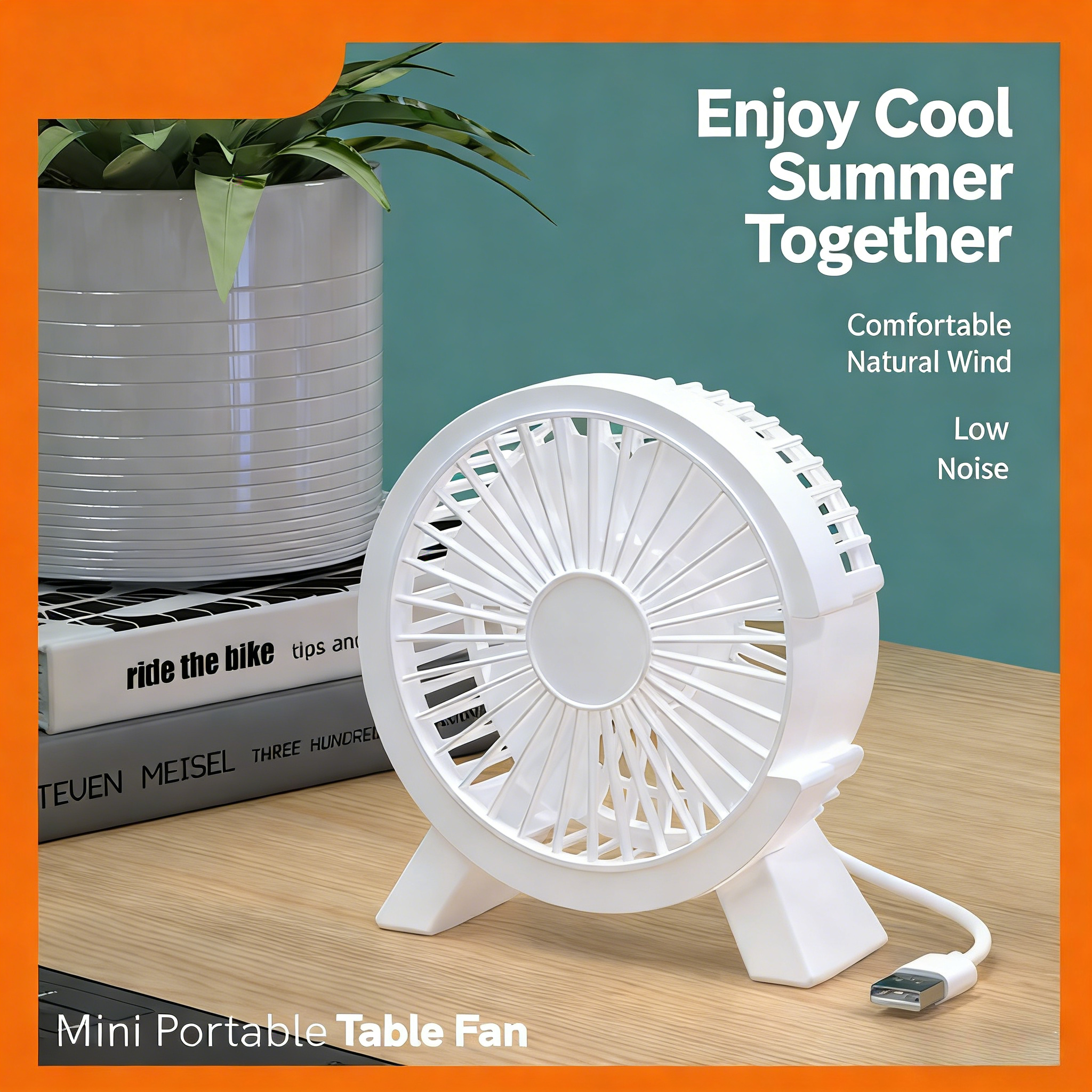 Mini USB Rechargeable Table Fa - Office Furniture Used avis et prix