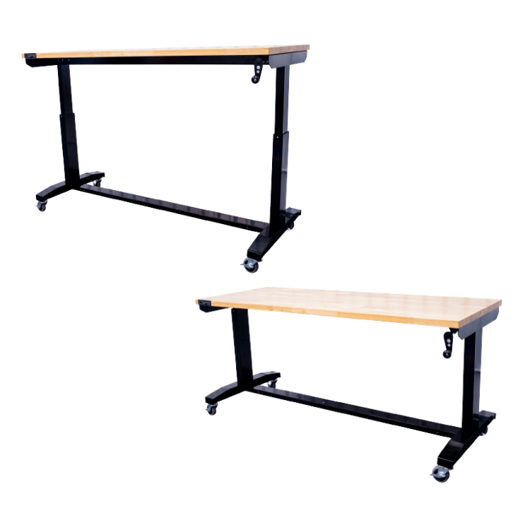 Adjustable Height Table 132Cm  - Office Furniture Vietnam avis et prix