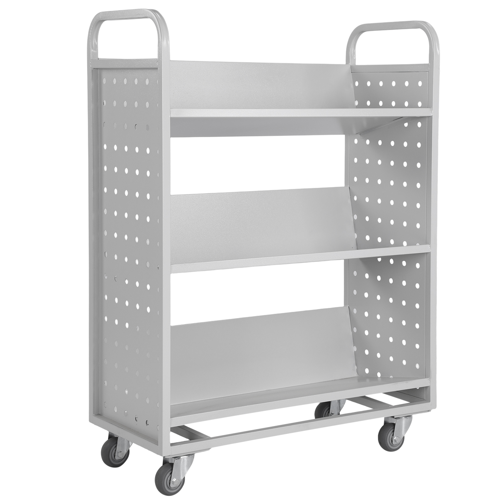 Archive Storage Cart Slanted S - Book Cart Rolling avis et prix