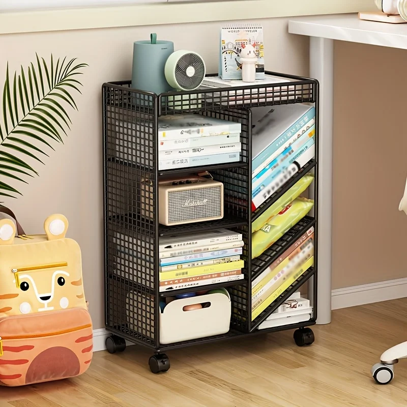 Rolling Book Cart -  Metal Mob - Book Cart Rolling avis et prix