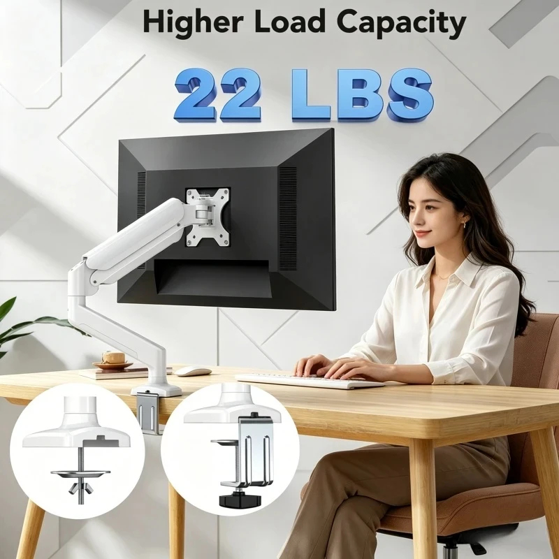 Single Monitor Desk Mount Arm– - Adjustable Monitor Mount avis et prix
