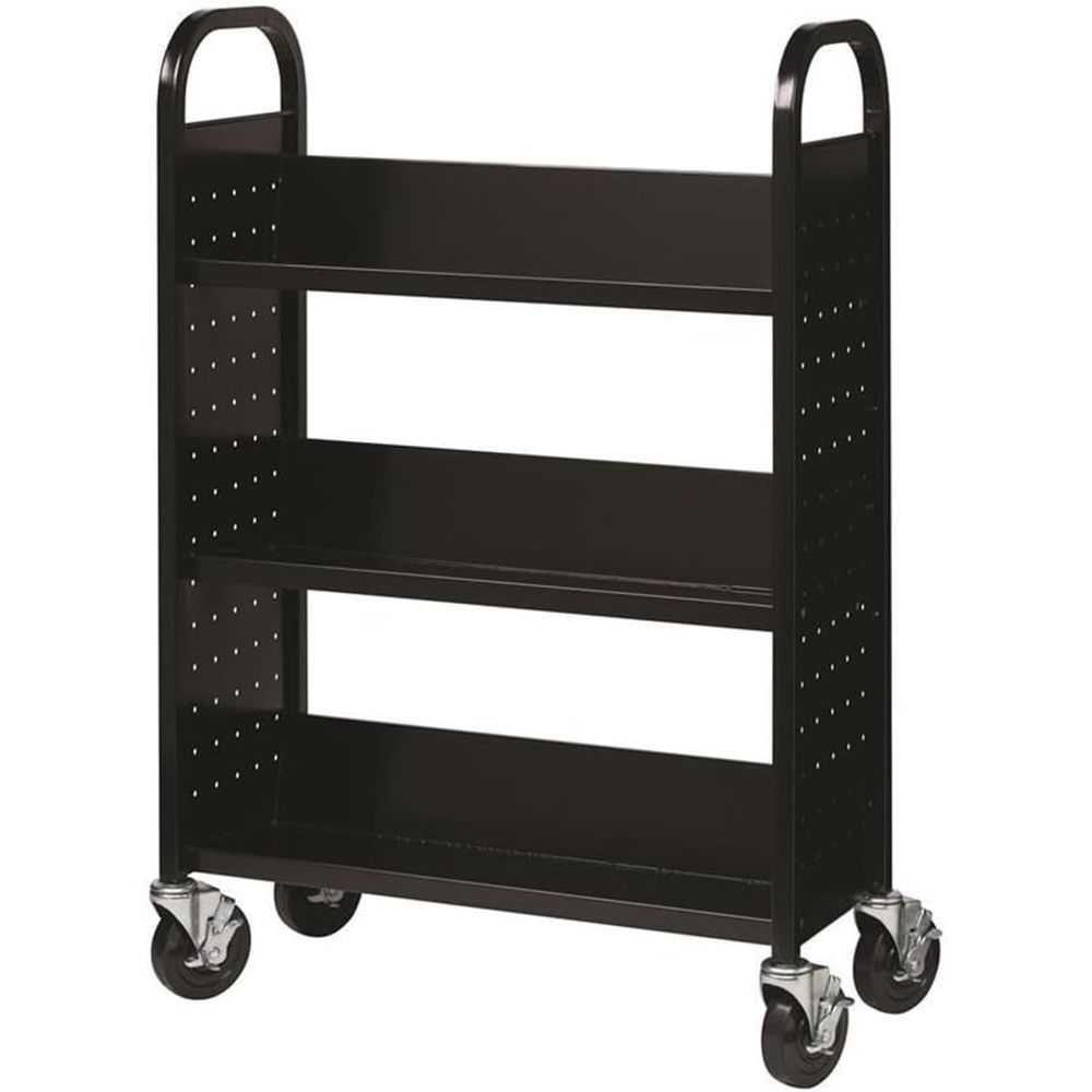 Rolling Single-Sided Sloped Sh - Book Cart Rolling avis et prix