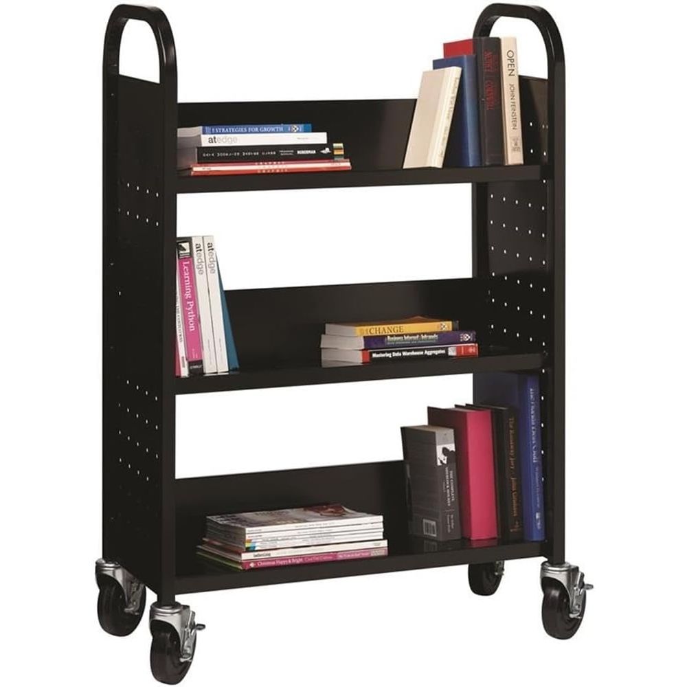 Rolling Single-Sided Sloped Sh - Book Cart Rolling avis et prix