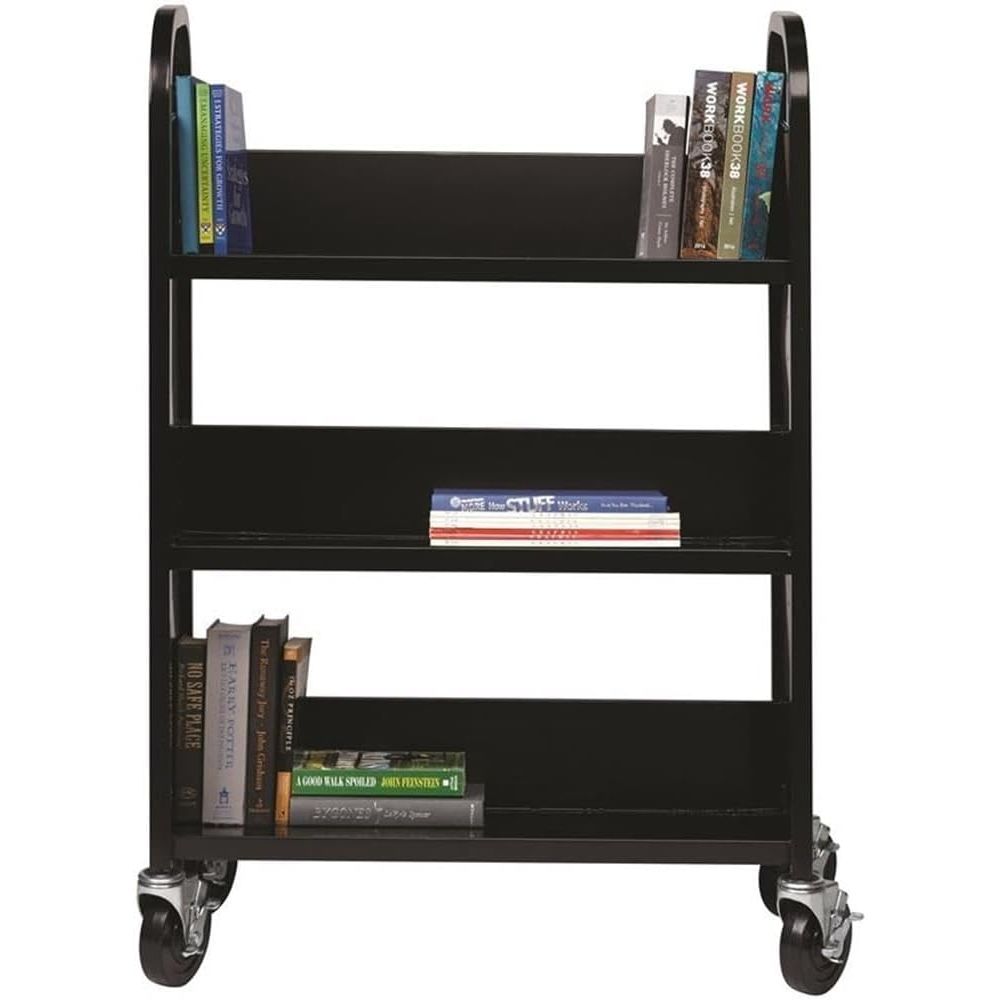 Rolling Single-Sided Sloped Sh - Book Cart Rolling avis et prix