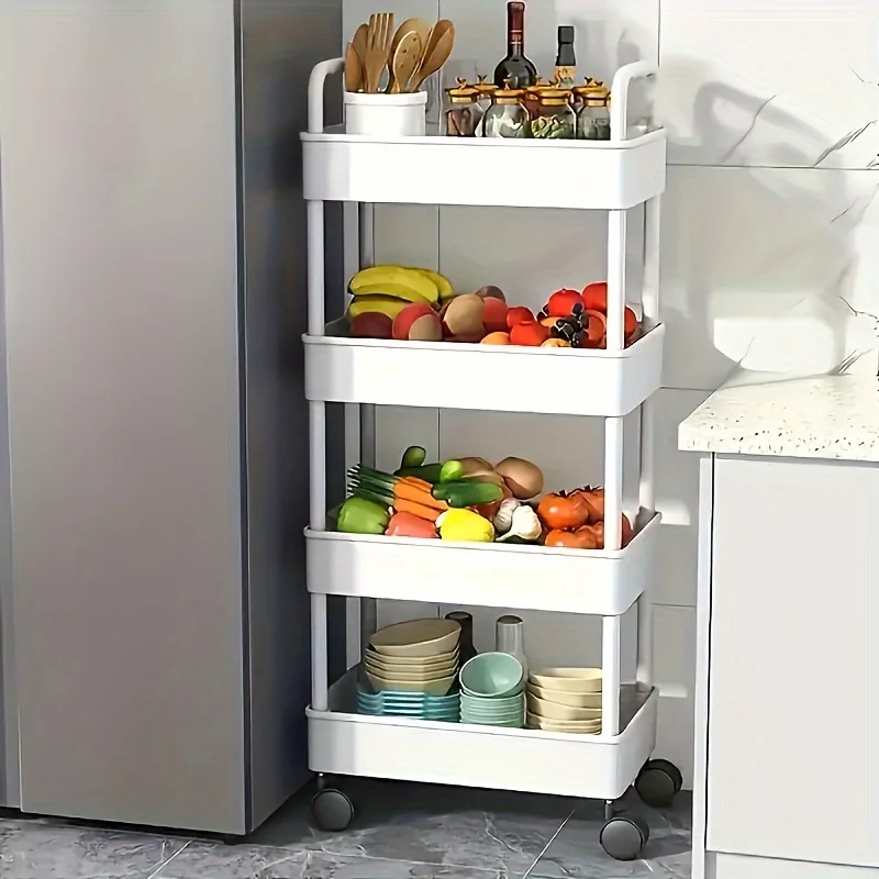 5-Tier Rolling Storage Cart wi - Book Cart Rolling avis et prix