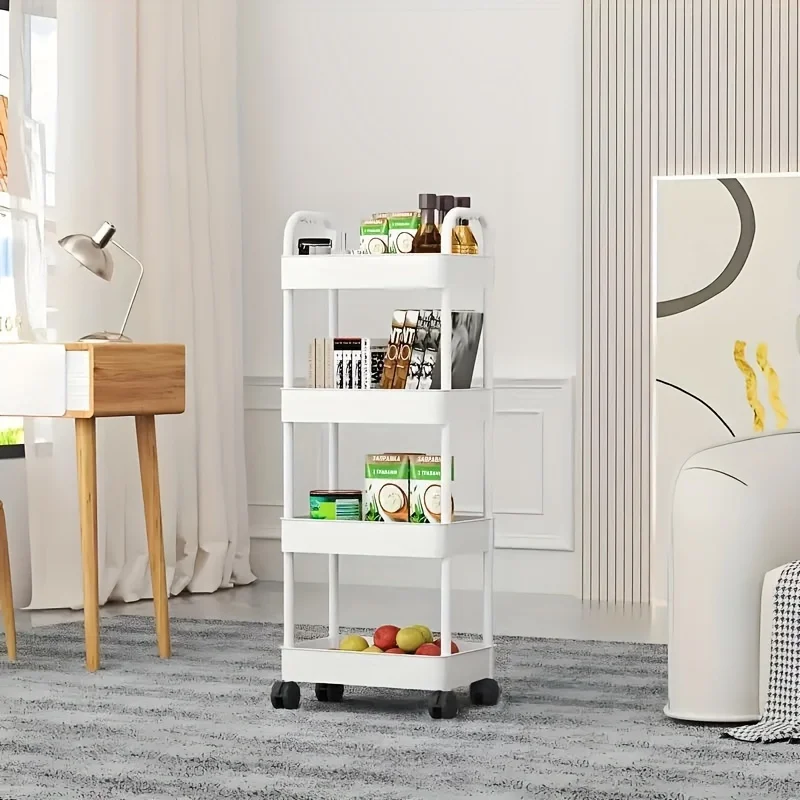 5-Tier Rolling Storage Cart wi - Book Cart Rolling avis et prix