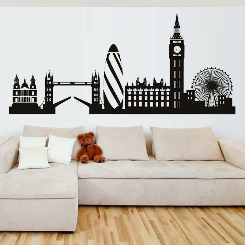 London Skyline Wall Sticker Ci - Office Furniture London avis et prix